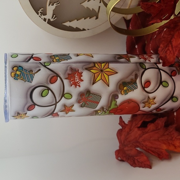 GRINCH  3D and Cindy Lou Tumbler 20 oz Stainless Steel Cup with Lid - Picture 4 of 4